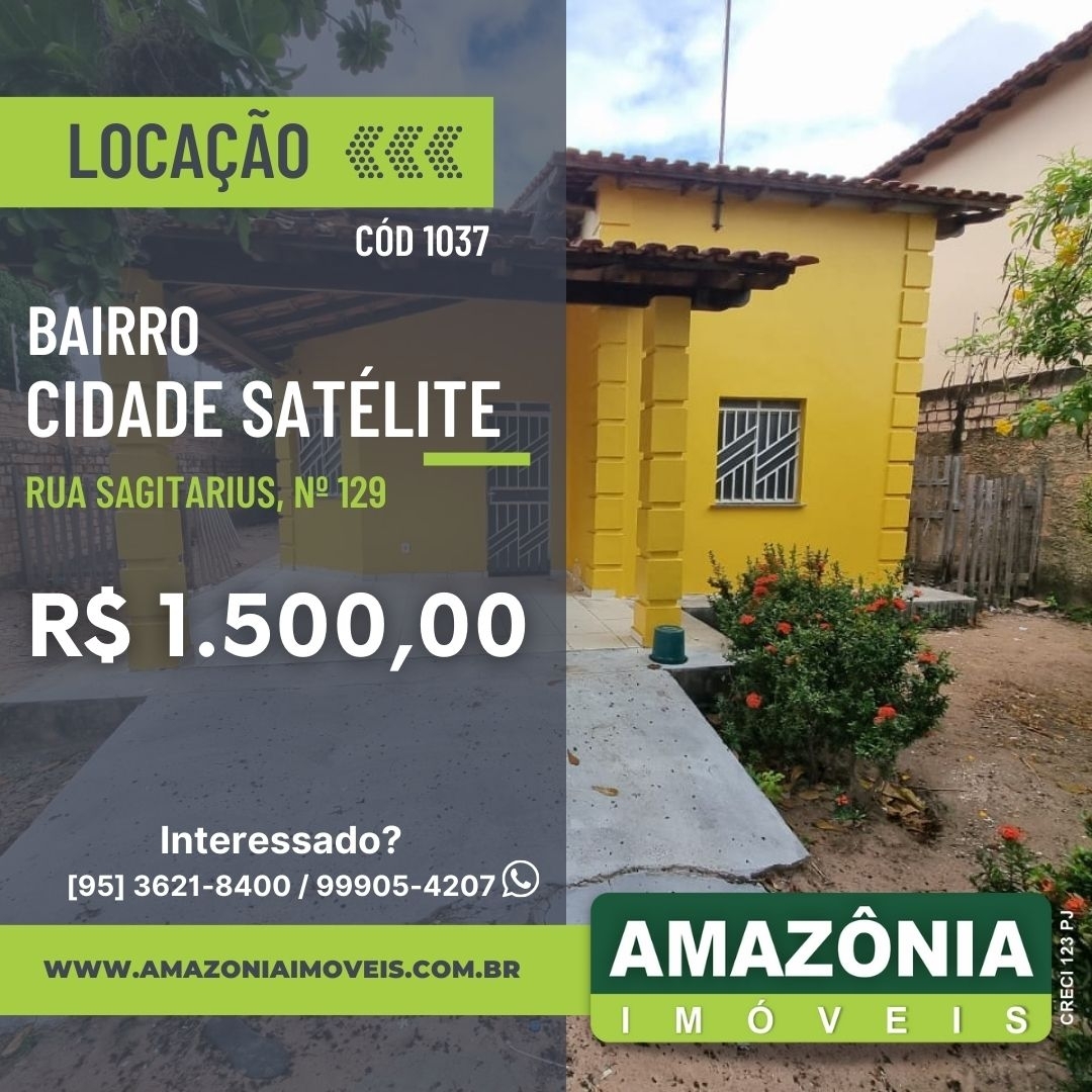 Casa - Cidade Satélite - Boa Vista - Roraima - Amazônia Imóveis