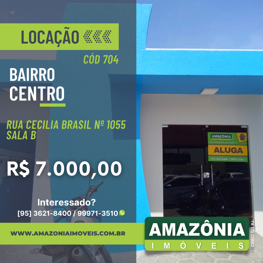 Sala - Centro - Boa Vista - Roraima - Amazônia Imóveis