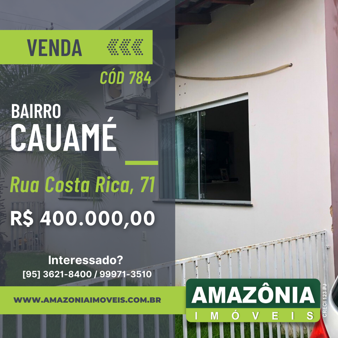 Casa - Cauamé - Boa Vista - Roraima - Amazônia Imóveis